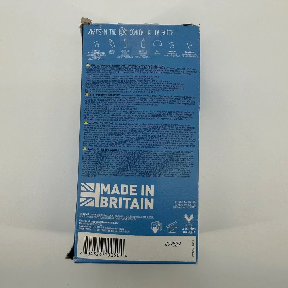 Tints of Nature Permanent Hair Colour 5N‎ Natural Light Brown Vegan B NEW